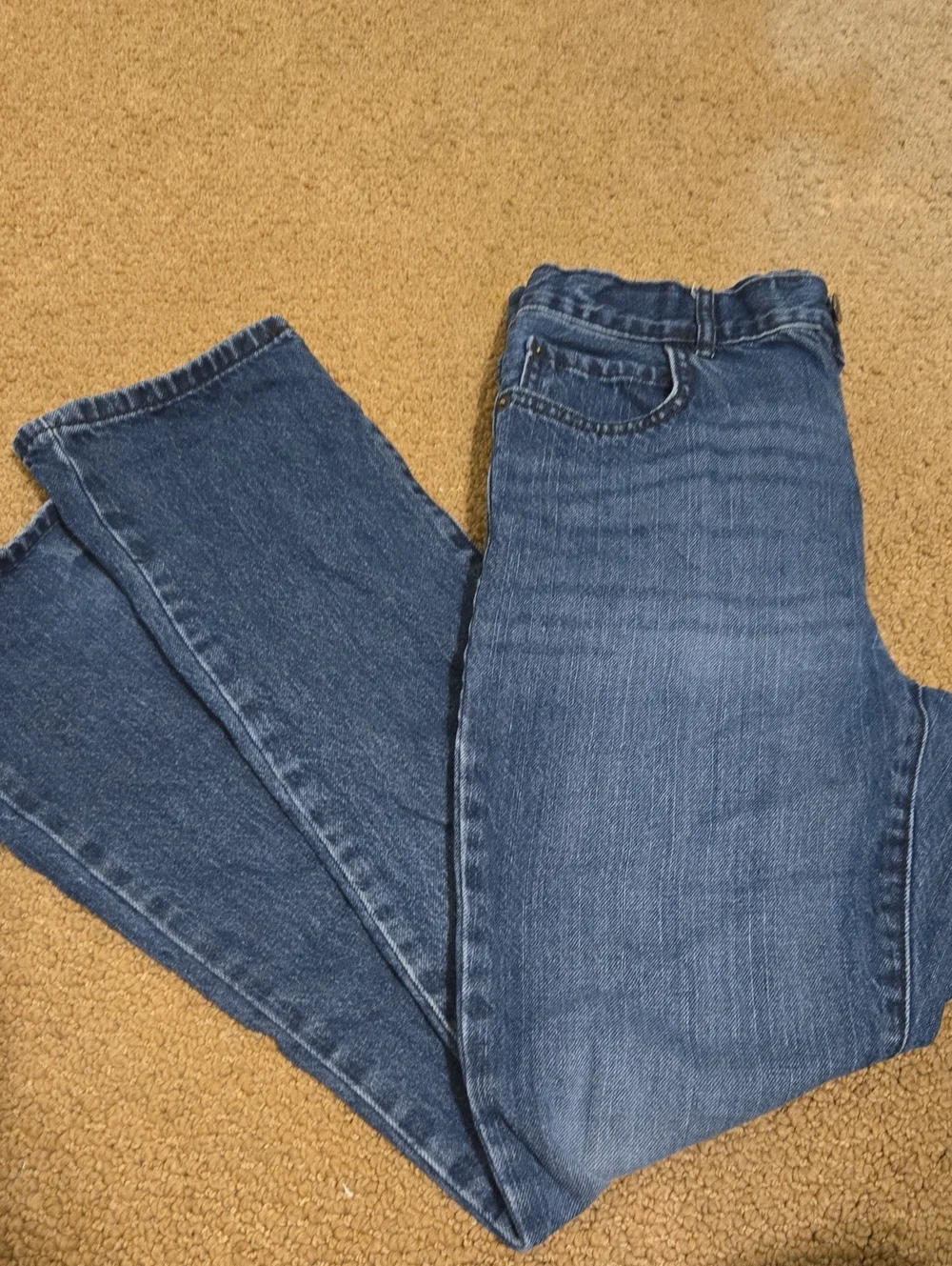 Childrens Place Boys's Blue Straight-Leg Jeans